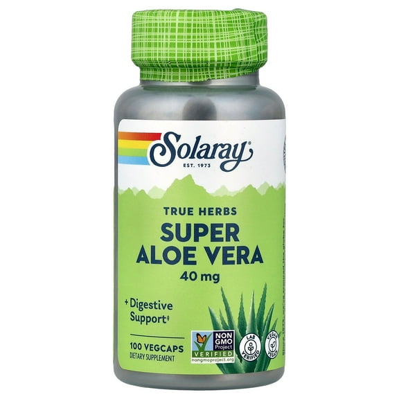 Solaray Super Aloe Vera 8000 mg 100 Capsule