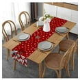 thumbnail image 6 of New Valentines Day Heart Table Runner Festival Party Table Decoration Tablecloth for Home Living Room Cabinet Coffee Table Romantic Holiday Decor, 6 of 6