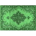 thumbnail image 1 of Ahgly Company Indoor Rectangle Medallion Emerald Green Traditional Area Rugs, 4' x 6', 1 of 4
