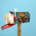 thumbnail image 6 of Naloa Strong Kitten Lifting Weights Mailbox Covers Magnetic Post Box Cover Post Letter Box Cover Garden Decor-21x18 in, 6 of 8