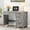 Pure Black, variant on Conate 47" Executive Desk with File Cabinet and Drawers, Home Office Desk with Charging Station and Large Drawer, Workstation Table for Study