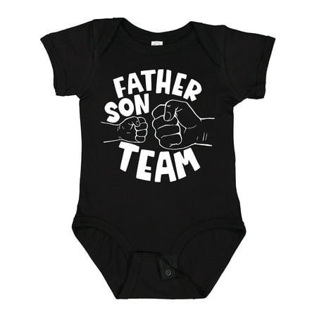 

Inktastic Father s Day Father Son Team Parent Child Fist Bump Gift Baby Boy or Baby Girl Bodysuit