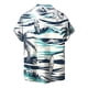 thumbnail image 5 of Shirt For Men Casual Fashion Summer Short Sleeve Buttons Printed T Shirt Top 2XL, 5 of 5