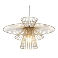 thumbnail image 2 of ZUO Azzi Modern 1-Light Ceiling Lamp in Gold, 2 of 7
