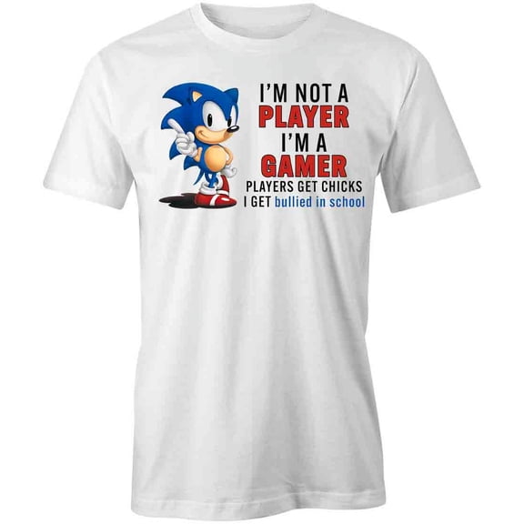 I'm Not a Player T-Shirt | Cool Quote White Tee Gift