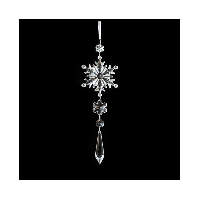 Adorno colgante brillante Billuyoard Árbol de Navidad Acrílico Copo de nieve artificial