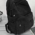 thumbnail image 2 of Mochilas escolares simples para mujer, mochila de viaje informal Vintage para mujer, mochila de viaje (negro), 2 of 8