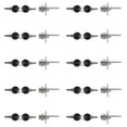 thumbnail image 1 of 10X Zinc Alloy Computer Desk Cabinet Mailbox Drawer Cupboard Locker Cam Lock with Keys, Silver, 1 of 8