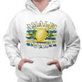 thumbnail image 2 of Amalfi Coast Hoodie Sweatshirt Unisex Small White, 2 of 5