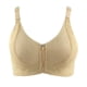 thumbnail image 1 of Gibobby Brasieres Anchos De Espalda Comodos El gimnasio personalizado empuja hacia arriba el sujetador deportivo de yoga con cremallera frontal(Beige,44), 1 of 2