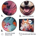 thumbnail image 3 of Designart "Playful Pomeranian Moments I" Animals Dog Floater Framed Wall Decor, 3 of 5