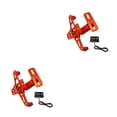 thumbnail image 3 of ZheElen Bracket Aluminum Moto Accessories Lightweight License Number Plate Holder Frame Registration Plates Mount with LED Light Orange 2PCS, 3 of 6