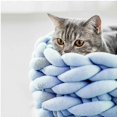 thumbnail image 5 of Pet Bed Basket with Pure Cotton Knitted Material for Warm and Soft Litter Experience, 5 of 5