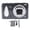 Gray, variant on YAHHU Digital Camera 4K 64MP 18x Zoom Auto Focus Loop Recording 2.8in Screen LED Fill Light Compact Students Camera for Daily Travel Dark Gray 5.12 in / 13 cm
