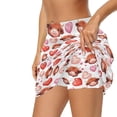 thumbnail image 2 of KEIAHUAN Highland Cow Golf Skirts for Women Classic Versatile Heart Print Tennis Skirt for Women Breathable Washable Skirts for Womens Athletic Skorts Built-In Shorts, 2 of 7