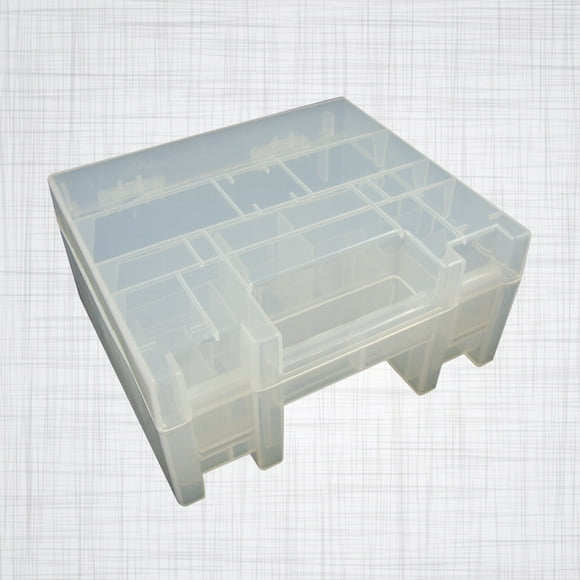 UPGRATOR Batteries Storage Case Battery Storage Case Clear PP Plastic for Travel 1Pcs