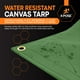 thumbnail image 4 of Lona verde resistente Tarp Xpose Safety de 6 x 8 pies, 10 onzas, 4 of 9