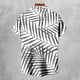 thumbnail image 5 of ZHAOCHENG Camisa hawaiana de manga corta para hombre, de verano, con bolsillo frontal, estampado hawaiano, informal, de algodón, estilo funky, de lino para playa, camiseta Y2K para hombre., 5 of 5