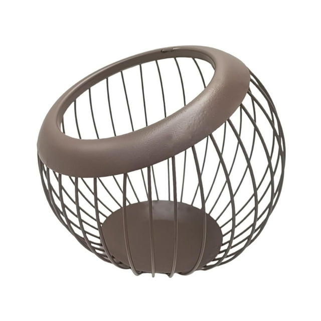 DOLITY Porte Gousses de Café Capsules Amovibles Universelle Grande Capacité Rangement de Fruits Brun