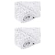 thumbnail image 3 of Moyic Alfombrilla de fibra de textura suave para pies para una rápida y fuerte absorción Alfombrilla de suelo Entrada de baño de chenilla Blanco 20*32 pulgadas 2Conjunto, 3 of 6