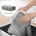 thumbnail image 2 of Tkrady 1 Piece 30X30cm Bamboo Charcoal Fiber Thickened Absorbent Table Wipes, Kitchen Towels Super Absorbent and Quick Clean Cloths Non-stick Oil Lint Reusable Kit, 2 of 5
