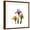 Brown Frame, variant on Art.com Iris Portrait Art Print by Albert Koetsier, 16" x 16"