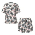 thumbnail image 5 of "Wukai Turtle Women's Pajama Set - Short-Sleeve Top and Shorts with Elastic Waistband and Pockets for Loungewear, Yoga, and Casual Wear-Small, 5 of 8