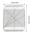 thumbnail image 5 of Slotted Quilting Ruler Squared Acrylic Fabric Cutting Transparent Mark Non Slip, 5 of 5