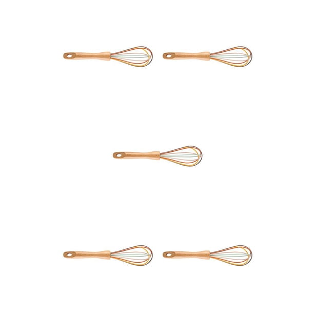 Inteprter Batidor de silicona batidor de huevos Manual mango de batidora de crema de de mano herramienta de cocina para hornear Type5 NO5 Inteprter CBP023820