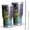 Colorful Leaf Pattern, variant on 30oz Colorful Tie Dye Mandala Pattern Tumblers Stainless Steel Tumbler with Lid and Straw,Vacuum Insulated Double Wall Travel Tumbler Cups Mug with Cleaning Brush for Coffee,Tea