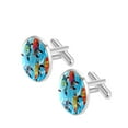 thumbnail image 2 of Turtle Stylish Stainless Steel Cufflinks Set for Dress Shirts - for Formal Events, 2 of 6