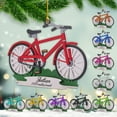 thumbnail image 2 of Personalized Mountain Biking Ornament, Custom Name & Year Christmas Tree Ornaments 2025, Xmas Cyclist Gifts, Mountain Bike Biking Rider Xmas Holiday Keepsake, Bicycle Racing Sport Presents (Style 15), 2 of 7