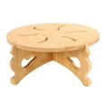 thumbnail image 2 of Colaxi Flower Pot Holder Planter Rack Bamboo Farmhouse Housewarming Plant Stand Plant Table for Living Room Potted Plant Dining Room Diameter 12cm, 2 of 9