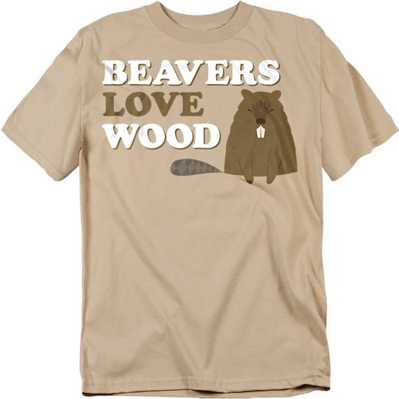 Beavers Love Wood T-Shirt Unisex Graphic Tee For Men & Women