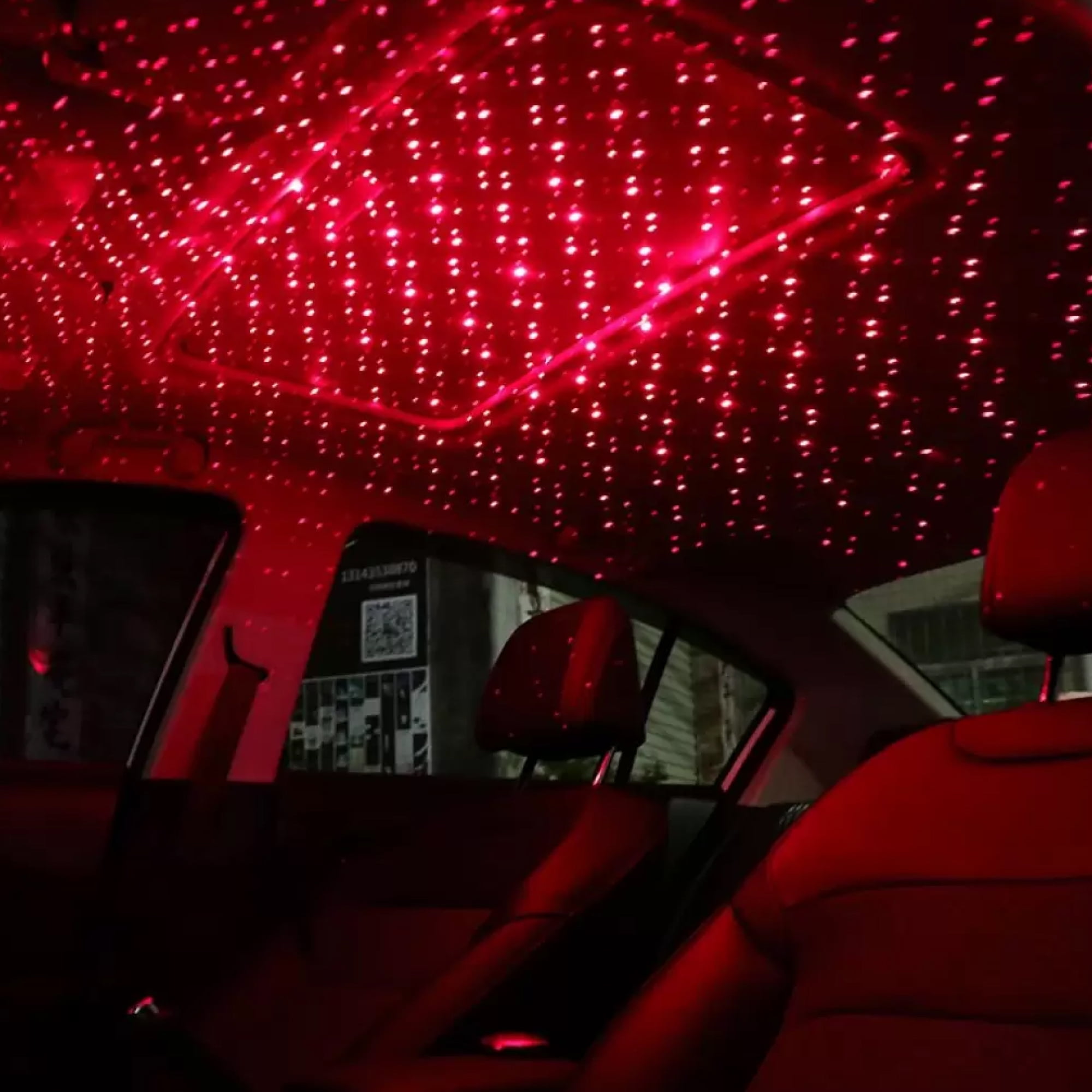 Monster 8" Red Starry Night LED Laser Light: USB-Powered Laser Accent