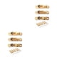 thumbnail image 4 of Yuarrent Pack of 3 Guitar Bridge Iron Installation Firmness Handy Gear Musical Accessories Instrument Supplies Metal Saddles 2piezas, 4 of 6