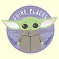 thumbnail image 2 of Men's Star Wars: The Mandalorian Grogu Going Places Graphic Tee Beige Small, 2 of 4