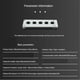 thumbnail image 3 of Silent Silicone Bluetooth Custom Programming Macro Keyboard 5-Keys Macropad Copy Paste USB Keypad, Bluetooth+Wireless, 3 of 5