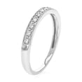 thumbnail image 2 of Vir Jewels 1/10 CTTW Lab Grown Diamond Wedding Band in Sterling Silver Female Adult, 2 of 5