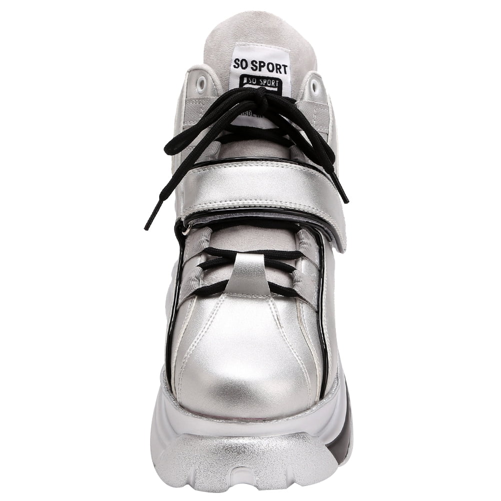 Goddess⭐︎ ANUFER Women's Goth Punk High Top Platform Chunky Sneakers