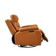 Jielarhua dual okin motor rocking and 240 degree swivel single sofa