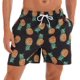 thumbnail image 1 of Xishao Traje de Baño Hombre Estampado Bañador Corto para Playa Natación Piscina Secado Rápido con Forro de Mallas Piña negra M Piña negra M Xishao ropa, 1 of 2