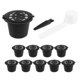 thumbnail image 1 of 10 Piezas Filtros de Cápsula Café Recargables Reutilizables para con Cepillo Cuchara Accesorios Cocina Filtro Negro, 1 of 5