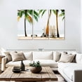 thumbnail image 3 of Elephant Stock Surfboard Setup Wall Art - Horizontal Multi Panel Canvas - Living Room Wall Decor - Hobbies And Lifestyle Multi Panel - Brown And Green Decor - 74" x 48", 3 of 8