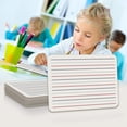 thumbnail image 1 of 2 Pack Dry Erase Ruled Lap Boards 9 X12 Inch Lined Whiteboards Double Sided Mini White Boards, 1 of 4