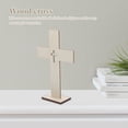 thumbnail image 6 of DEEPCRAFF 10pcs Decorative Crosses for Desk Multi Wood Centerpieces for Baptism, 6 of 8