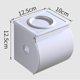 thumbnail image 2 of Toallero de papel montado en la pared para cocina Soporte para papel higiénico con estante de almacenamiento Durabilidad Material Tamaño 12,5 * 12,5 * 10 cm, 2 of 5