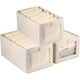 thumbnail image 1 of 3PCS Caja De Almacenamiento Plegables Cajones Organizador De Ropa Bolsa Cestos Almacenamiento De Tela Resistente Closets Cajas Organizadoras De Almacenaje Para Ropa Juguetes Libros Dormitorio, 1 of 7