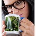 thumbnail image 2 of 3drose, Waterfall, Columbia River Gorge, Oregon, Usa - Us38 Swe0053 - Stuart Westmorland, 11oz Two-tone Blue Mug, 2 of 6