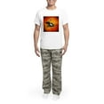 thumbnail image 5 of CafePress - A Piano Is Flying Out Of A Book. Pajamas - Men's Light Loose Fit Cotton Pajama Set, 5 of 7